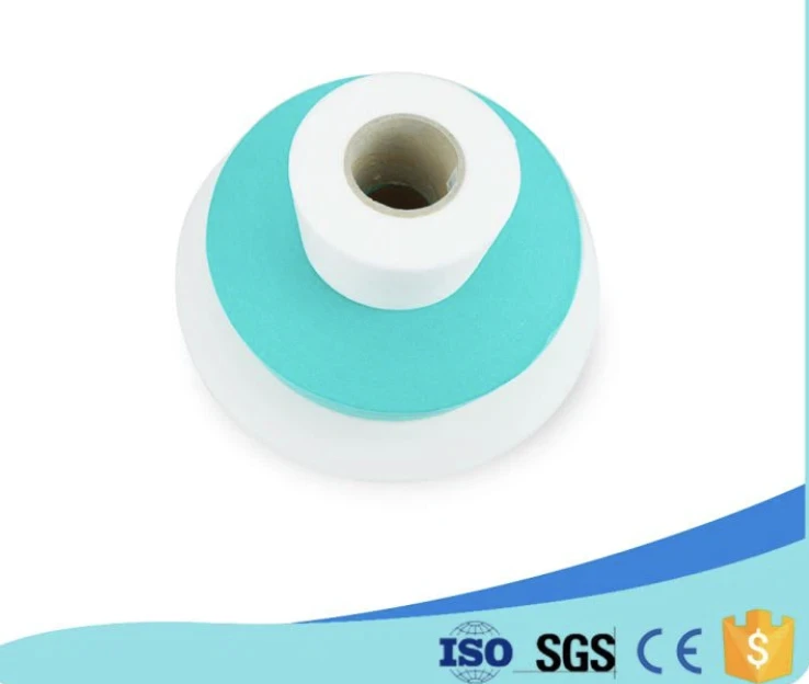 Dawb Xiav Ntsuab Xim ES Airthrough Fiber Acquisition Distribution Layer ADL Guide Layer For produce Baby Adult Diaper And Sanitary Napkin